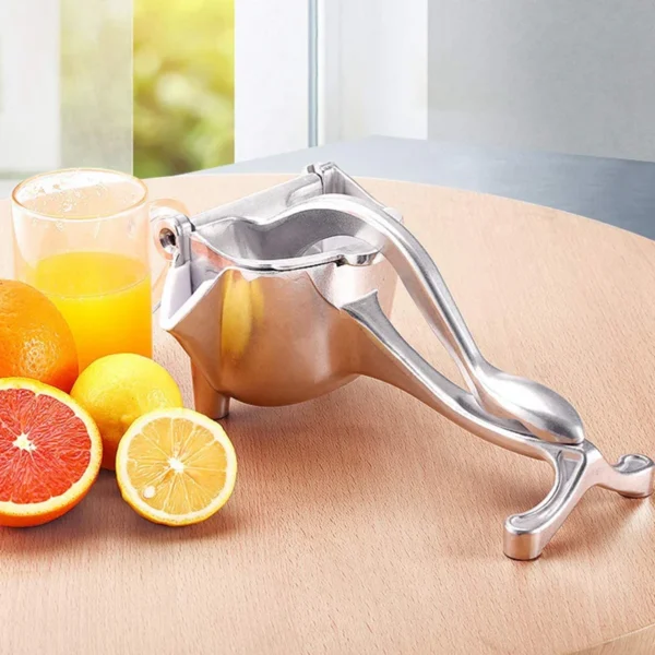 Stainless Steel Manual Fruit Juicer Portable Fruit Press - Image 4