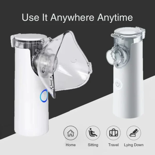 (free home delivery) Portable Nebulizer - Nebulizer Machine for Adults and Kids, Mesh Nebulizer for Breathing Problems, Handheld Nebulizer - Image 5