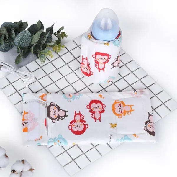 Portable USB Baby Bottle Warmer Outdoor Infant Milk Feeding Bottle Cover (free home delivery) - Image 8