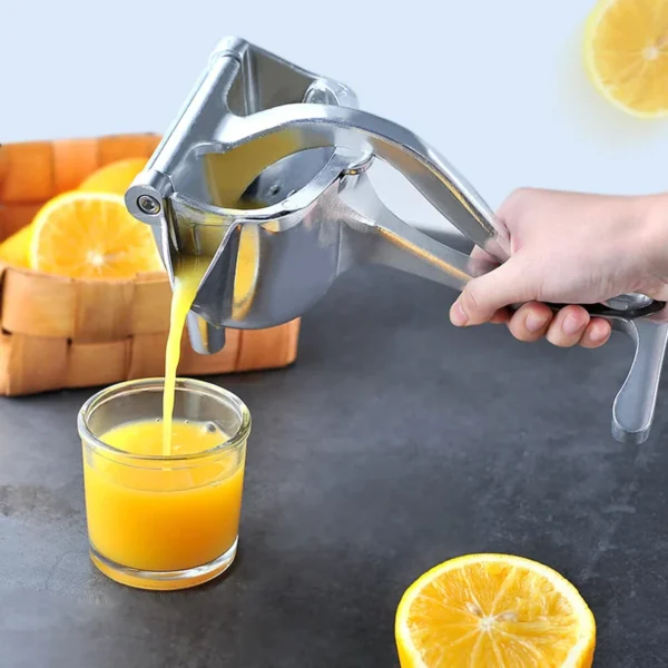 Stainless Steel Manual Fruit Juicer Portable Fruit Press - Image 2