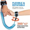 Baby Child Anti Lost Wrist Link Safety Harness Strap Rope Leash Walking Hand Belt Band Wristband For Toddlers - Image 3